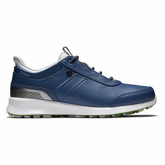 Women's Footjoy Stratos Spikeless Golf Shoes Blue NZ-323175